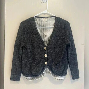 Billy Reid Wool Linen Cardigan